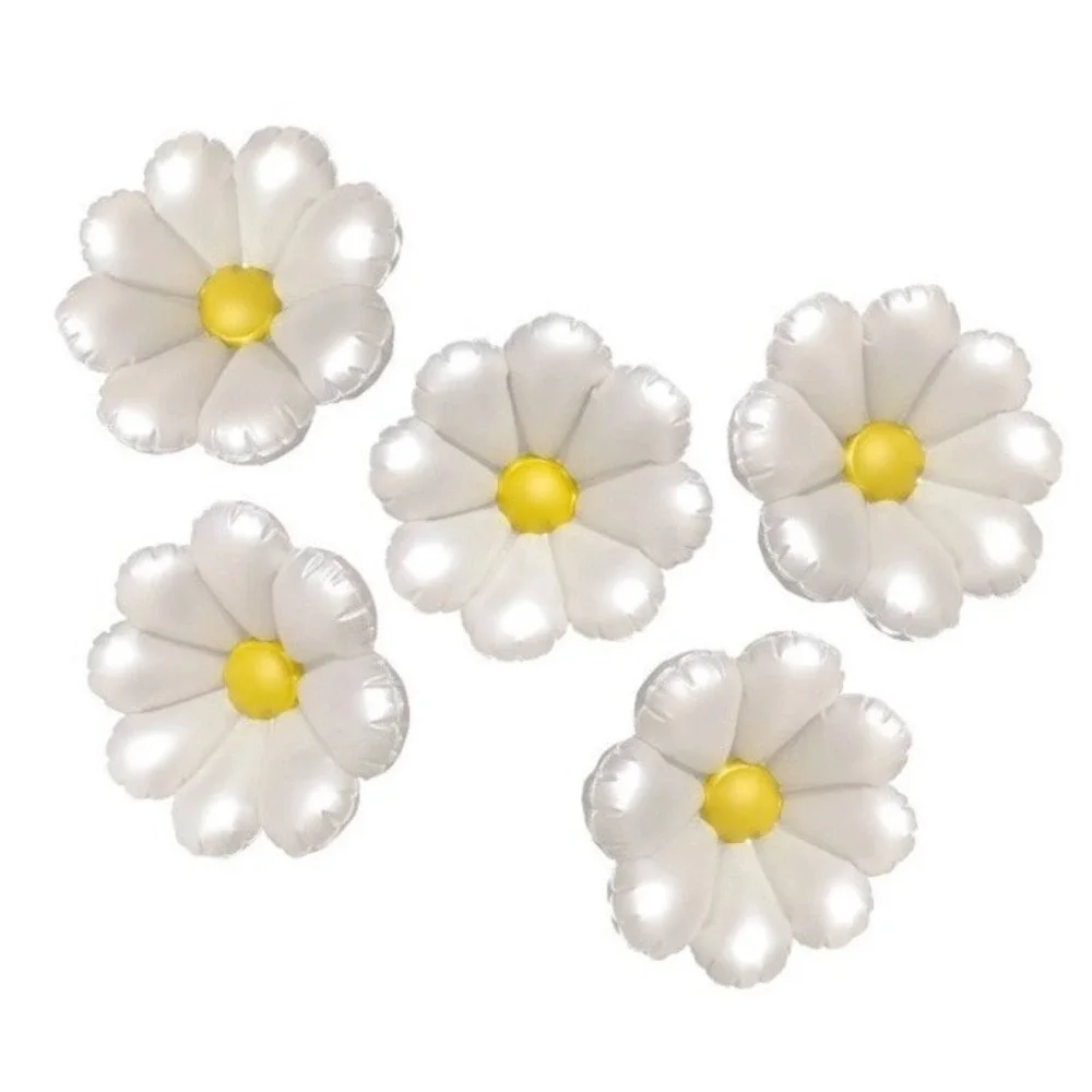 Minnidip BALLOON GARLAND Flowers In Pearl White 5 PACK Sealed New